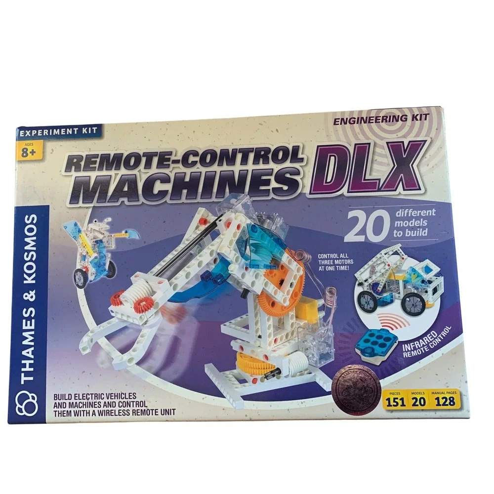 Thames Kosmos Remote Control Machines DLX Engineering Kit RC Robot Set 20 Models